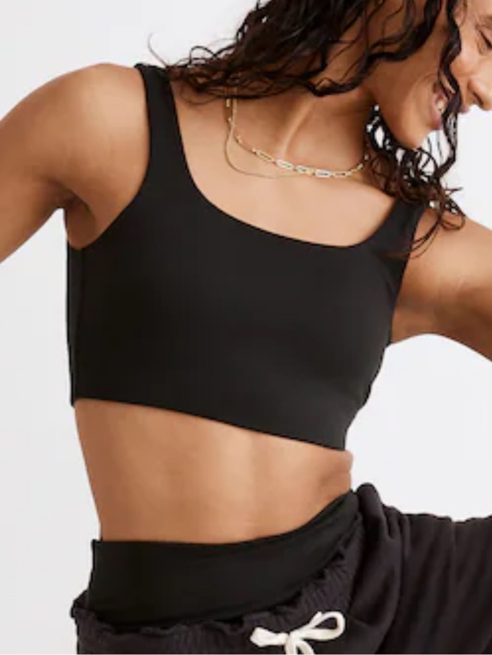 Madewell Flex Square-Neck Sports Bra